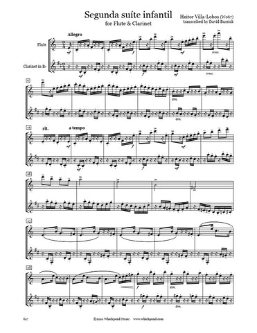 Villa-Lobos Second Suite Flute/Clarinet Duet