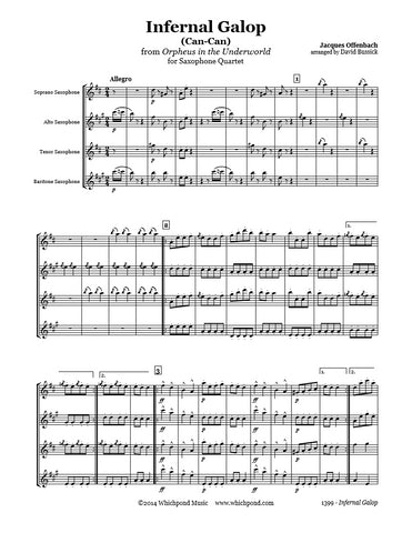 Offenbach Can-Can Saxophone Quartet