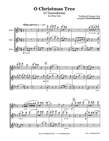 O Christmas Tree Flute Trio