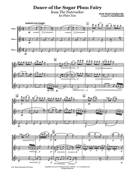 Nutcracker Sugar Plum Fairy Flute Trio