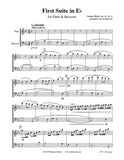 Holst First Suite Flute/Bassoon Duet