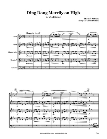 Ding Dong Merrily on High Wind Quintet