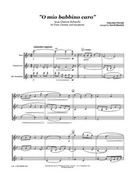 Puccini O Mio Babbino Caro Flute/Clarinet/Sax Trio
