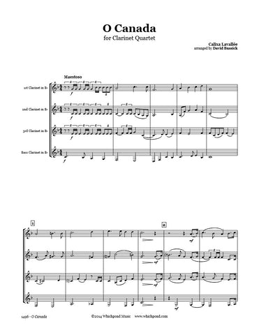 O Canada Clarinet Quartet