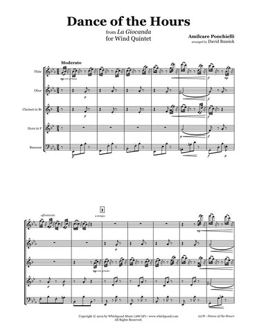 Ponchielli Dance of the Hours Wind Quintet