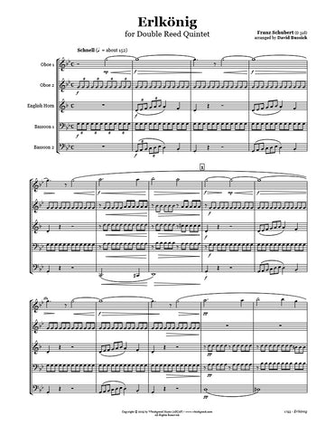 Schubert Erlkönig Double Reed Quintet