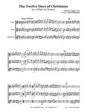 12 Days Of Christmas Flute/Clarinet Trio