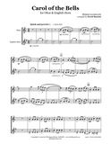 Carol of the Bells Oboe/English Horn Duet