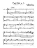 Holst First Suite Clarinet/Bassoon Duet
