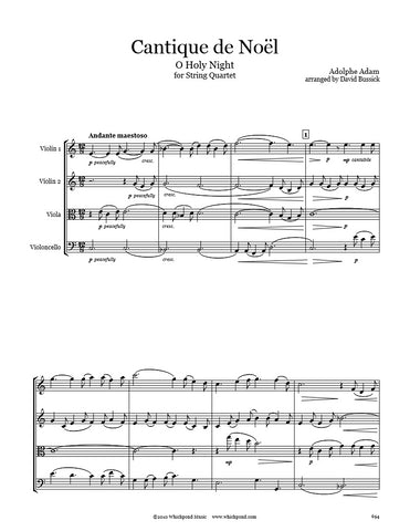 O Holy Night String Quartet