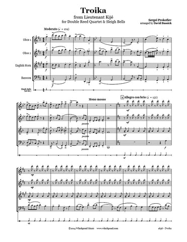 Prokofiev Troika Double Reed Quartet & Sleigh Bells