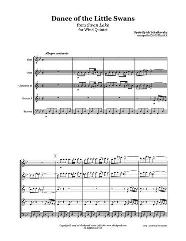 Swan Lake Dance of the Swans Wind Quintet