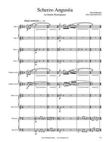 Bussick Scherzo Angustia Double Wind Quintet