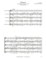 Elgar Nimrod Saxophone Quintet