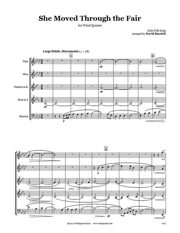 She Moved Through the Fair Wind Quintet