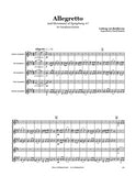 Beethoven Symphony #7 Allegretto Saxophone Quintet
