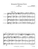Bartók Romanian Christmas Carols Set #1 Clarinet Quartet