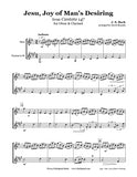 Bach Jesu Joy of Man's Desiring Oboe/Clarinet Duet