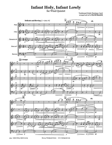 Infant Holy Infant Lowly Wind Quintet