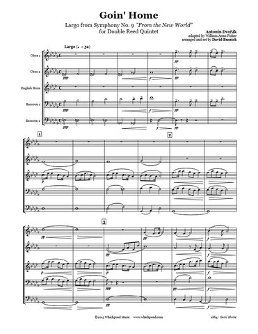 Dvořák Going Home Double Reed Quintet