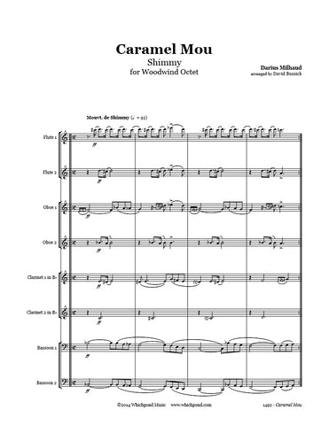 Milhaud Caramel Mou Wind Octet