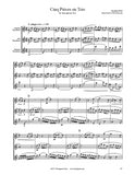 Ibert Cinq Pièces Saxophone Trio