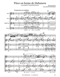 Ravel Habanera Double Reed Quartet