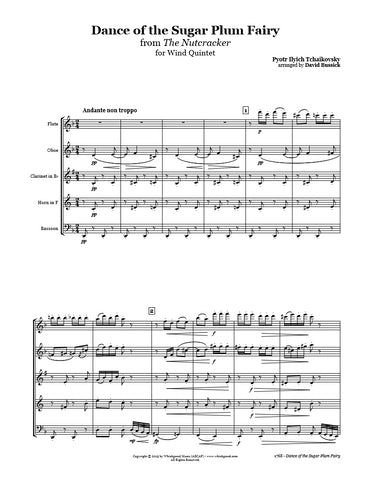 Nutcracker Sugar Plum Fairy Wind Quintet