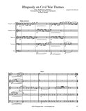 Rhapsody on Civil War Themes Brass Quintet