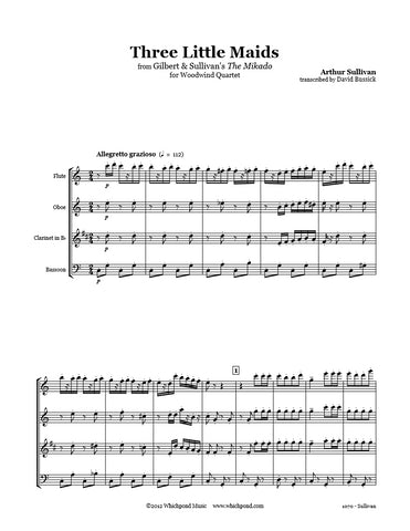 Sullivan 3 Little Maids Wind Quartet