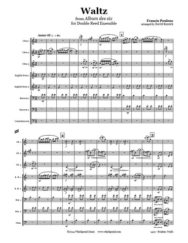 Poulenc Waltz Double Reed Octet