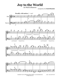 Joy to the World Flute/Bassoon Duet