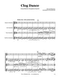 Hanson Clog Dance Saxophone Quartet