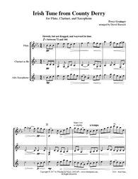 Grainger Irish Tune Flute/Clarinet/Sax Trio