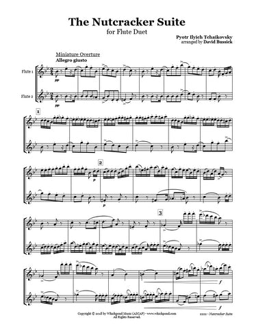 Nutcracker Suite Flute Duet (2 C Flutes)