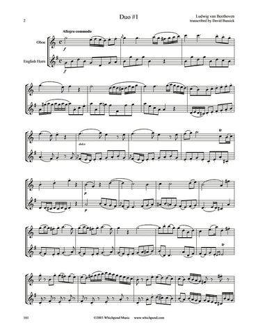 Beethoven 3 Duos Oboe/English Horn Duet