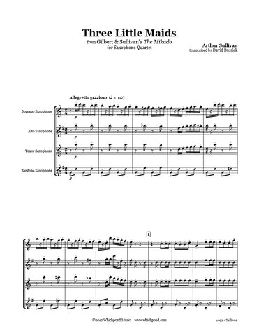 Sullivan 3 Little Maids Saxophone Quartet