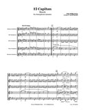 Sousa El Capitan March Saxophone Quintet
