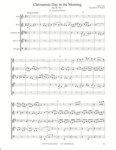 Holst Chrissemas Day Wind Quintet
