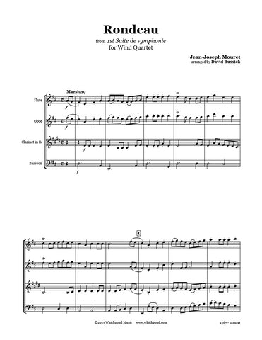 Mouret Rondeau Wind Quartet