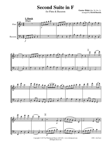 Holst Second Suite Flute/Bassoon Duet