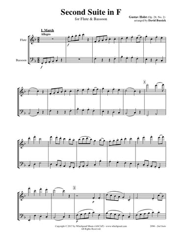 Holst Second Suite Flute/Bassoon Duet