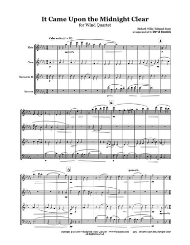 It Came Upon The Midnight Clear Wind Quartet