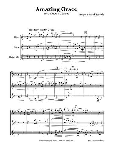 Amazing Grace Flute/Clarinet Trio