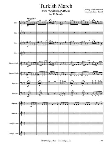 Beethoven Turkish March Wind Ensemble