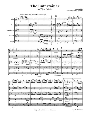 Joplin Entertainer Wind Quintet