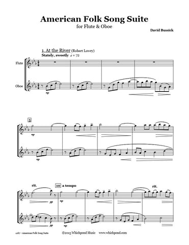 American Folk Song Suite Flute/Oboe Duet