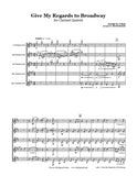 Cohan Give My Regards to Broadway Clarinet Quintet