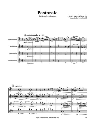 Chaminade Pastorale Saxophone Quartet