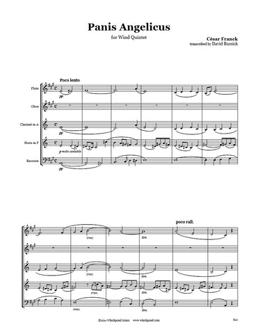 Franck Panis Angelicus Wind Quintet